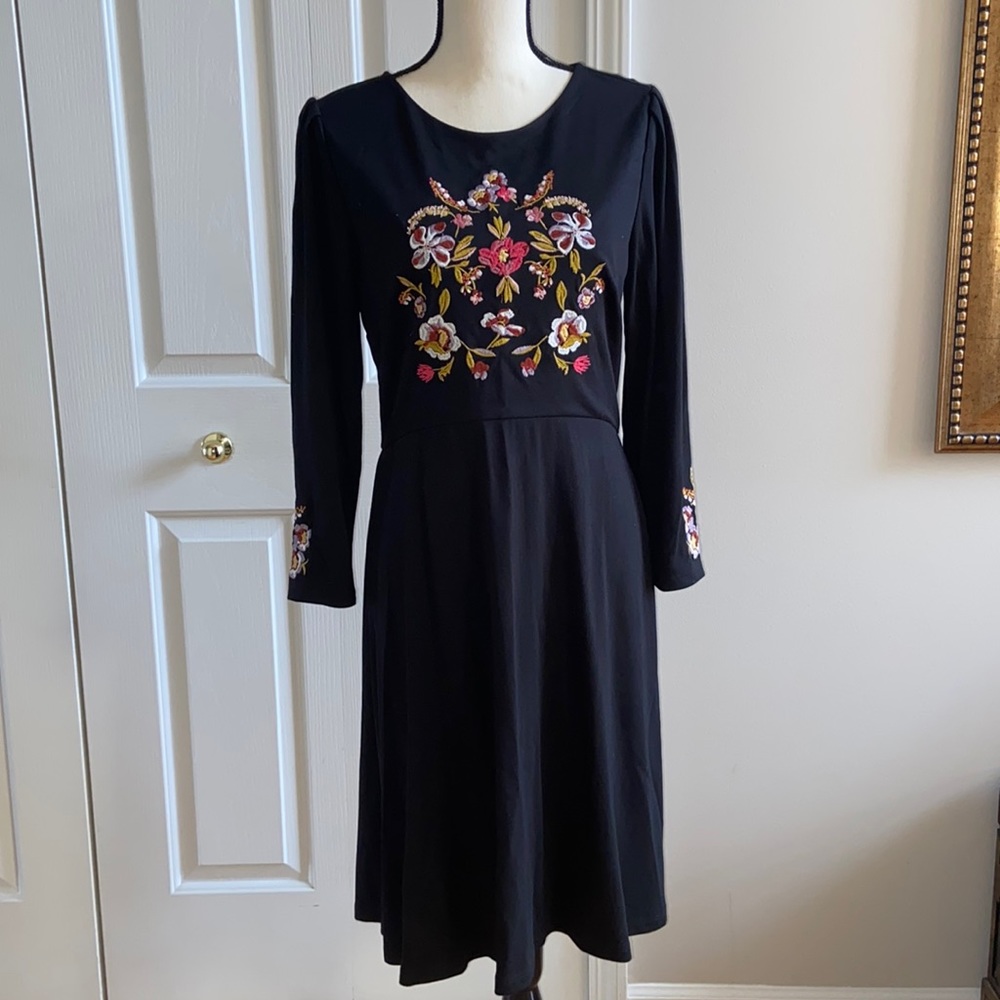 Loft Fit and Flare Knee Length Dress